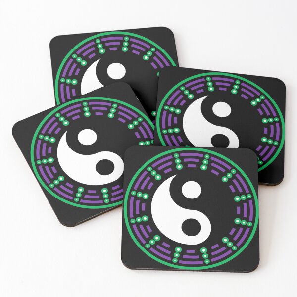 Item preview, Yin & Yang for Black/Dark background_1 designed and sold by FabriKaela.
