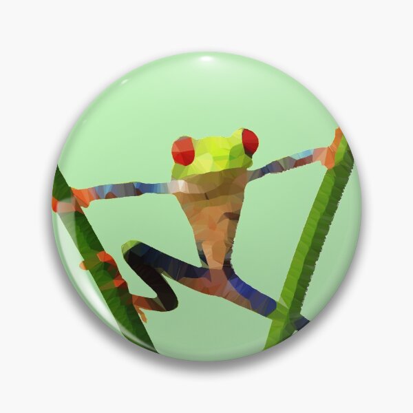 Item preview, Low Poly Tree frog design designed and sold by ElijahKingArt.