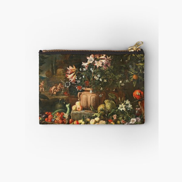 Item preview, Abraham Brueghel (baptised 28 November 1631 – c. 1690) -Still life of flowers with fruits, putti and animals designed and sold by VISIBLECREATION.