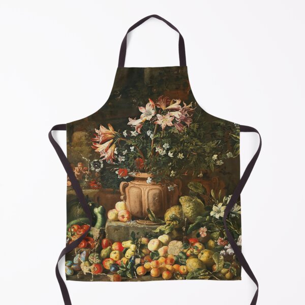 Item preview, Abraham Brueghel (baptised 28 November 1631 – c. 1690) -Still life of flowers with fruits, putti and animals designed and sold by VISIBLECREATION.