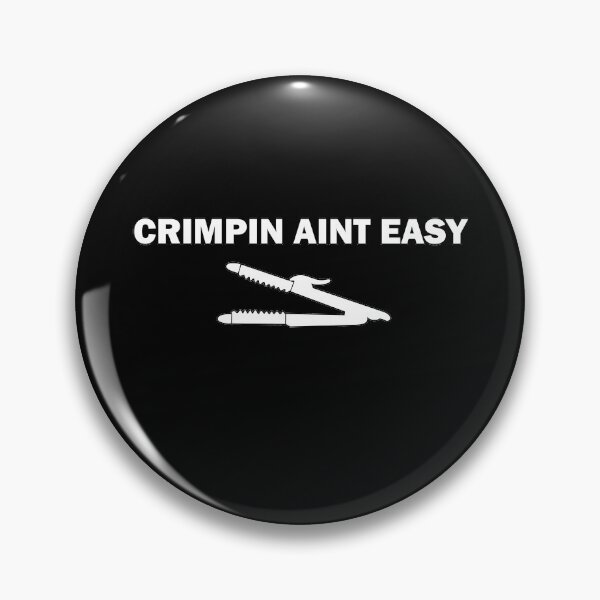 Item preview, Crimpin Aint Easy Funny Hairdressing / Barbering Puns designed and sold by RomeoSketches.
