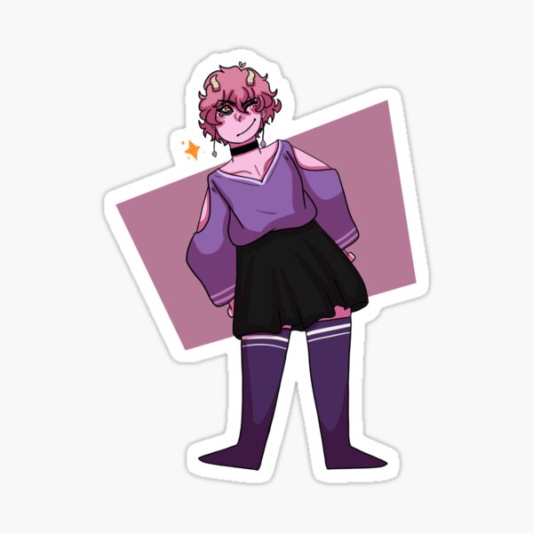 Mina Ashido Casual Outfit Sticker For Sale By Cheesy Eden Redbubble