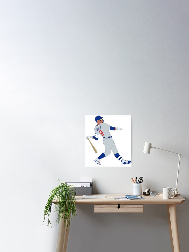 Póster For Sale Con La Obra «Javi Báez» De B-Minus | Redbubble