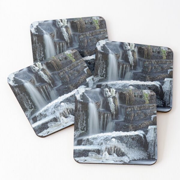Item preview, Icy Falls Strathaven Waterfalls Scotland  designed and sold by Stephen  Hollas.