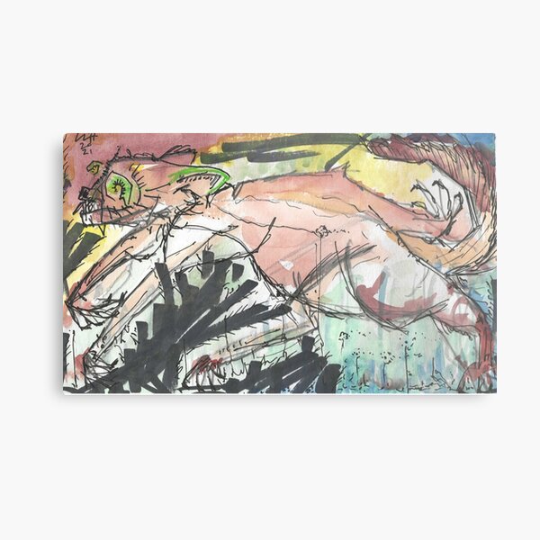 watercolour 1 Metal Print