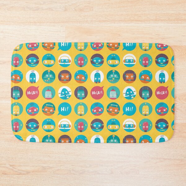 Item preview, Bright and Happy Robot Characters designed and sold by UglyLittleMug.
