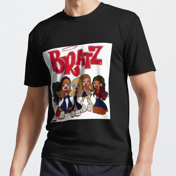Bratz Camiseta original con logotipo de Four Group Shot, Negro 