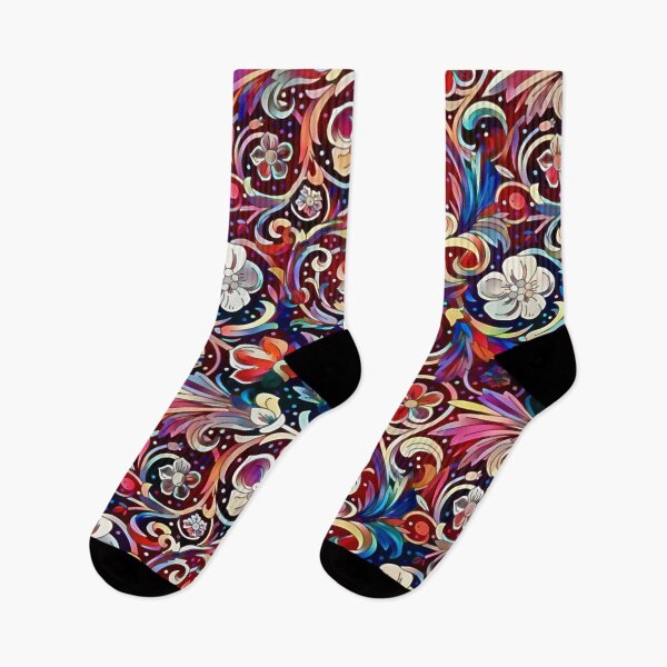 Item preview, Colourful Flower Pattern designed and sold by ClassicalAnime.