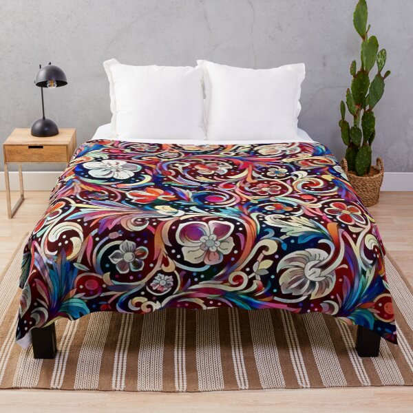 Item preview, Colourful Flower Pattern designed and sold by ClassicalAnime.