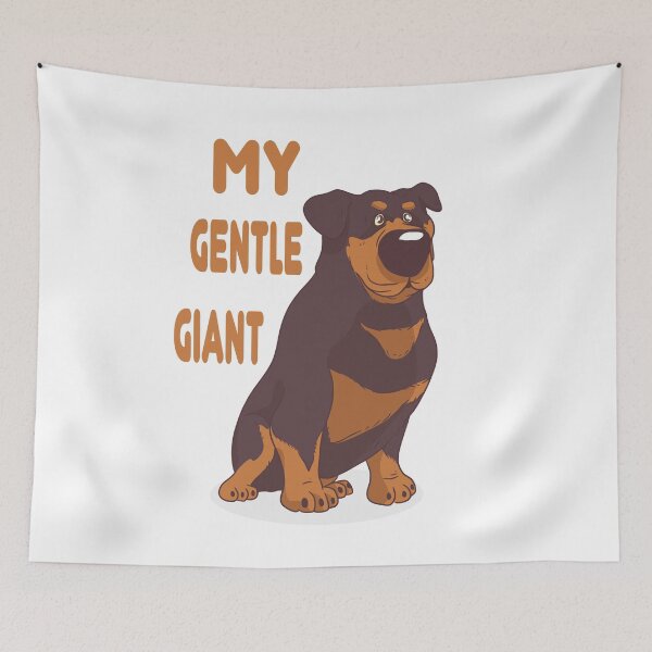 Item preview, Gentle Giant Duvet Covers Adopt A Dog Big Dogs Dog Slogan Funny Dog Ilovemydog designed and sold by KLINESTORE.