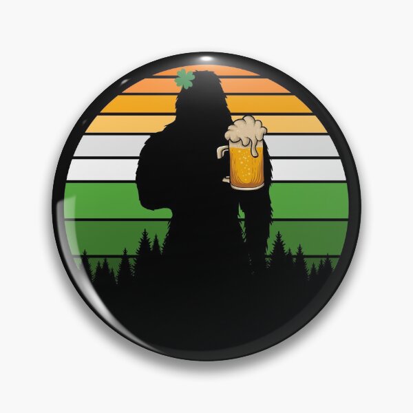 Item preview, Irish Bigfoot Drinking A Beer - St. Patricks Day Design designed and sold by Giacob.