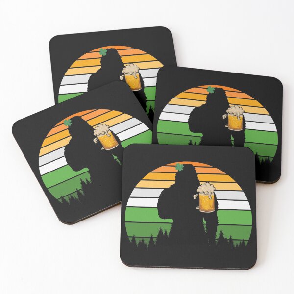 Item preview, Irish Bigfoot Drinking A Beer - St. Patricks Day Design designed and sold by Giacob.