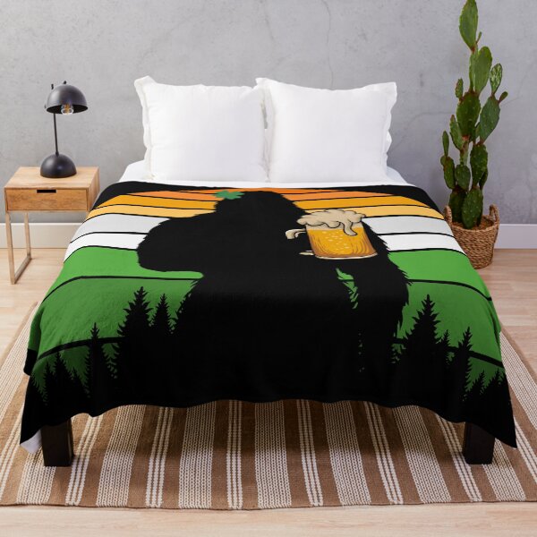 Item preview, Irish Bigfoot Drinking A Beer - St. Patricks Day Design designed and sold by Giacob.