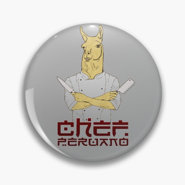 Item preview, Peruvian chef designed and sold by Mixelatin-Art.