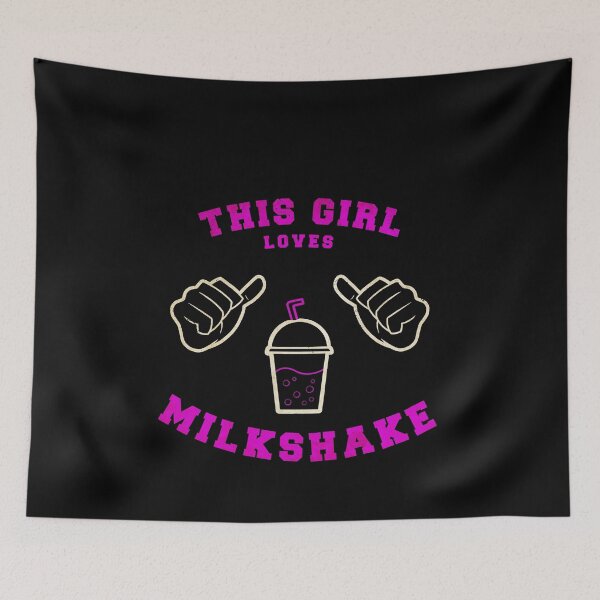 Item preview, This Girl Loves Milkshake - Funny Food designed and sold by RedQuality.