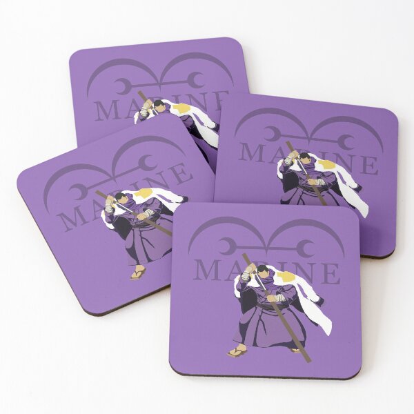 Item preview, Fujitora purple one piece manga minimalist design art designed and sold by LeCoffre.
