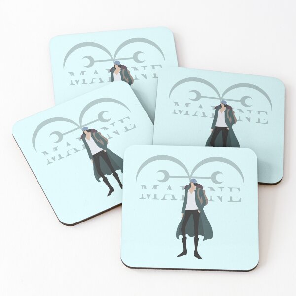 Item preview, Aokiji ice one piece manga minimalist design art designed and sold by LeCoffre.