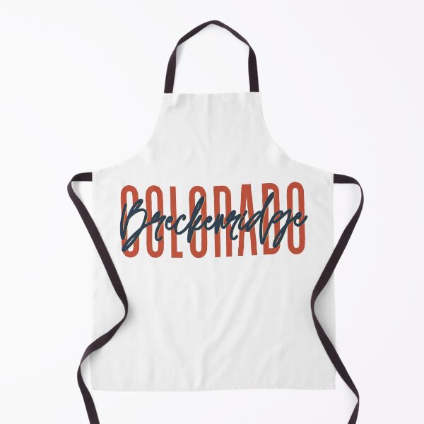 Item preview, Breckenridge Colorado // Script Design // State Flag Colors designed and sold by KylieBeth Designs.
