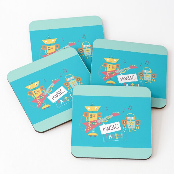 Item preview, Rock N Roll Robots! designed and sold by UglyLittleMug.