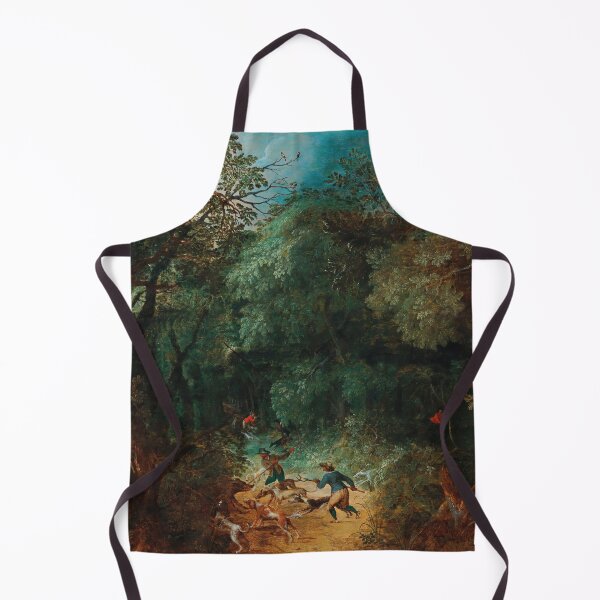 Item preview, Abraham Govaerts (ca. 1589 - 1626) - A forest landscape with a bear hunt designed and sold by VISIBLECREATION.