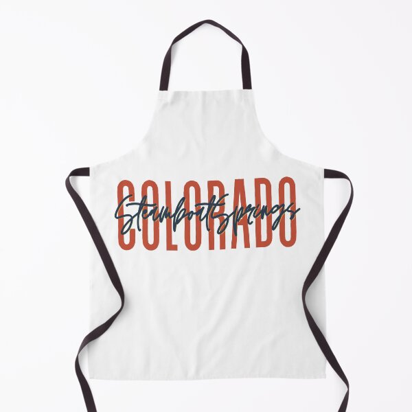 Item preview, Steamboat Springs Colorado // Script Design // State Flag Colors designed and sold by KylieBeth Designs.