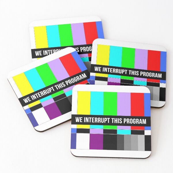 Item preview, We Interrupt This Program - No Signal designed and sold by T-shirt For You.