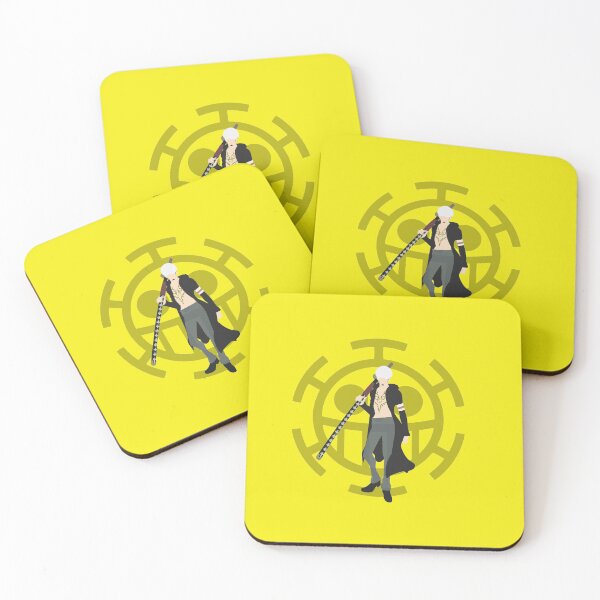Item preview, Law yellow one piece manga minimalist design art designed and sold by LeCoffre.