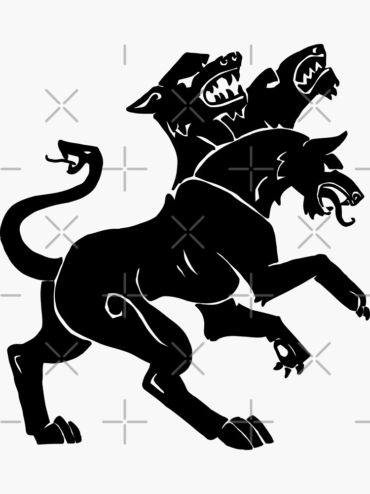 Thumbnail 3 of 3, Sticker, Cerberus II designed and sold by Smaragdas.