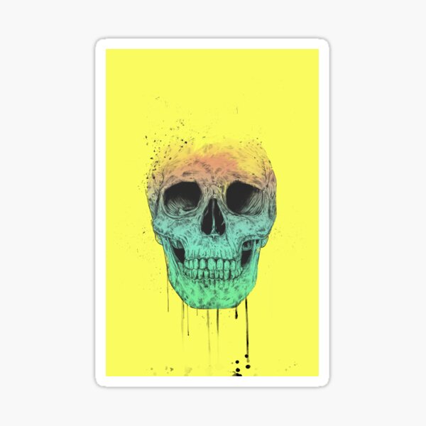 Aperçu de l'œuvre Crâne de pop art créée et vendue par soltib.