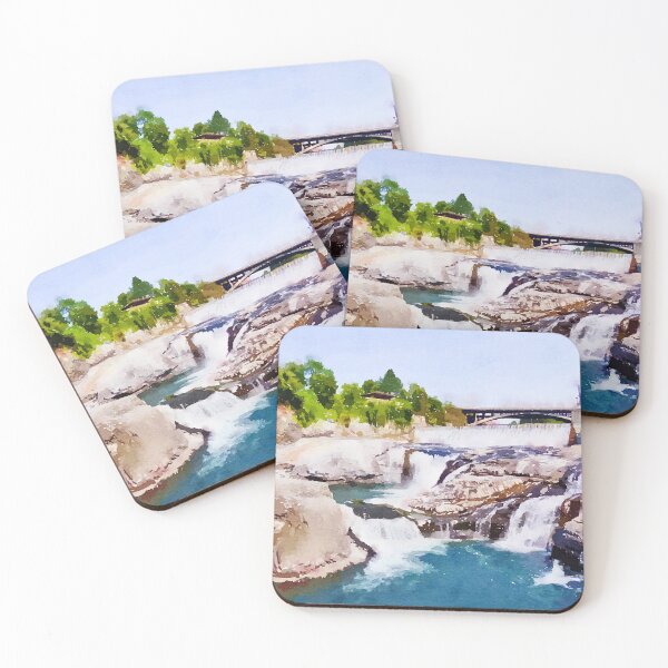 Item preview, Spokane River Falls Watercolor designed and sold by Terry Bain.