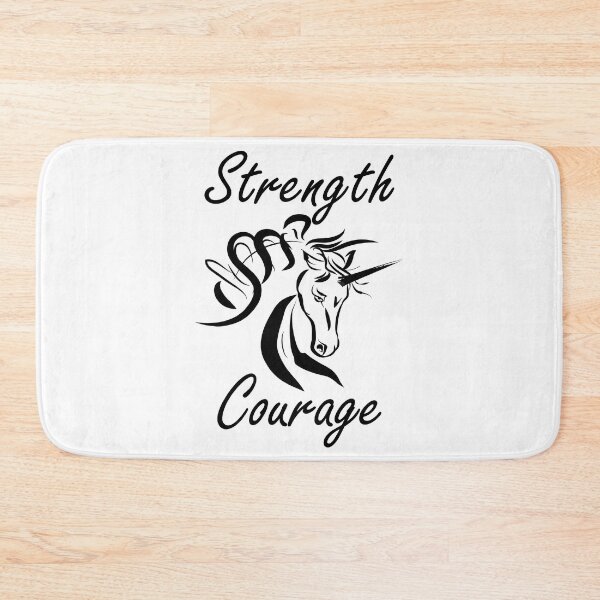 Item preview, Unicorn Strength and Courage Inspirational - Motivational designed and sold by TKsTees.