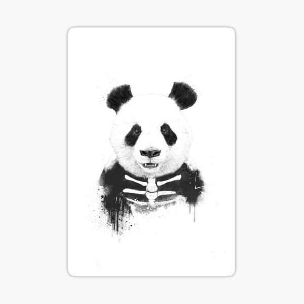 Aperçu de l'œuvre Panda zombie créée et vendue par soltib.