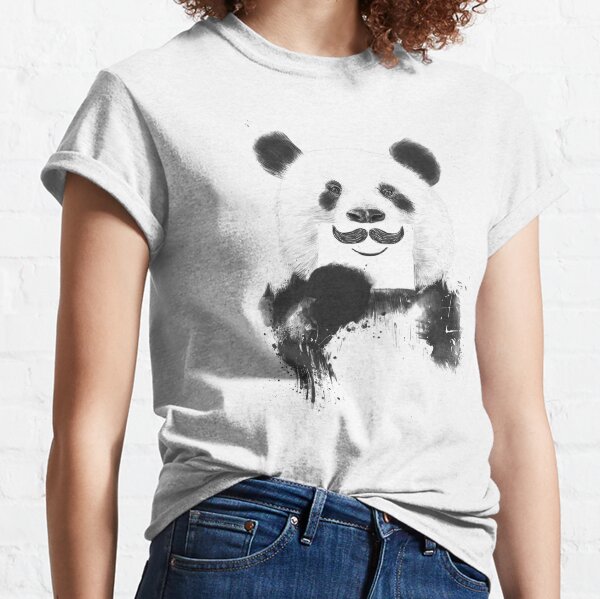 Panda Bear T Shirts Redbubble - panda t shirt roblox