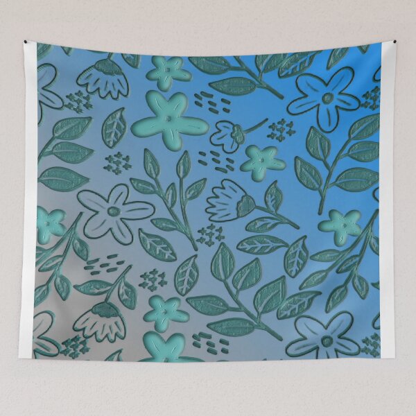 Item preview, Soft Blue Gradient Cubes designed and sold by The Nova Prints .