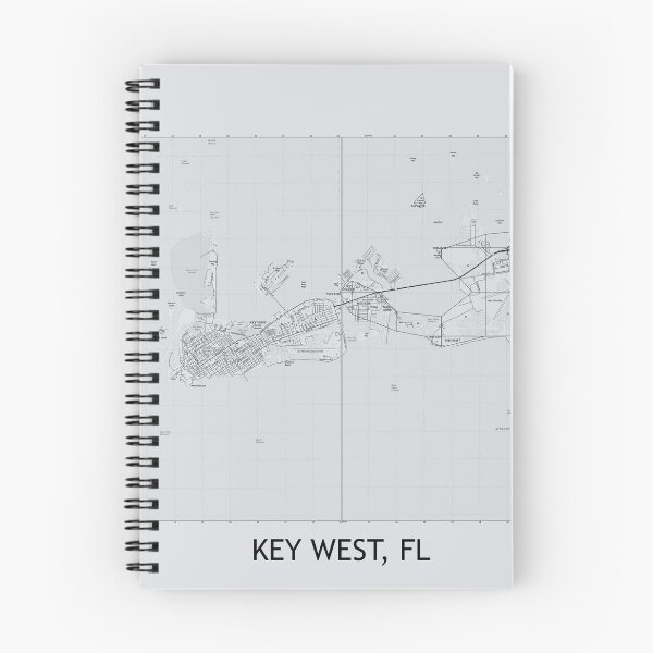 Item preview, Key West, FL Topographical Map Grey designed and sold by PGHPhotoCo.