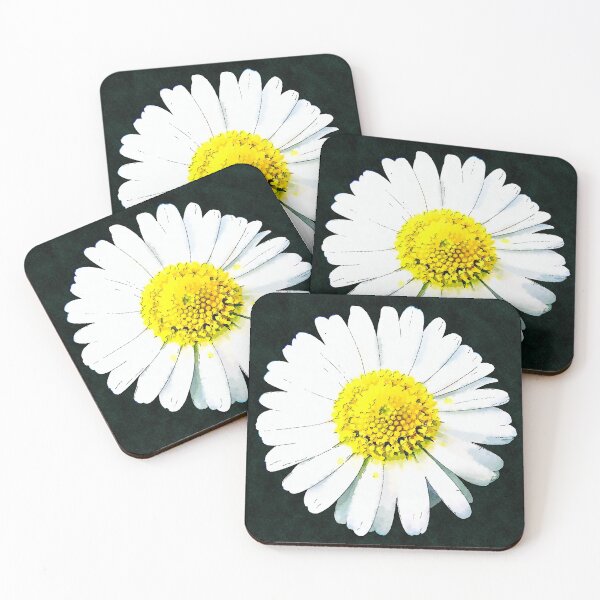 Item preview, Single Daisy Watercolor designed and sold by Terry Bain.