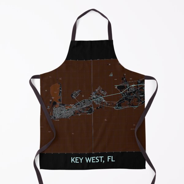 Item preview, Key West, FL Topographical Map Dark designed and sold by PGHPhotoCo.
