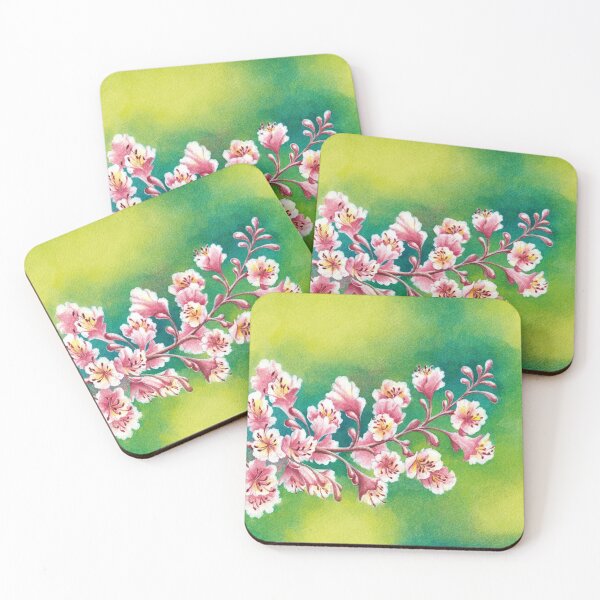 Item preview, Pink chestnut tree flowers designed and sold by VictorineArt.