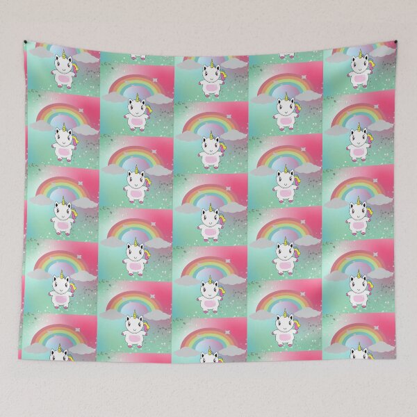Item preview, Rainbow and Unicorn designed and sold by WildingClan.