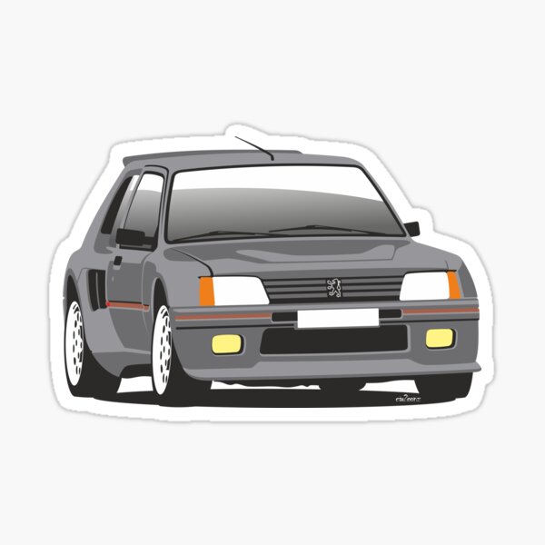 Stickers sur le thème Peugeot 205 T16 Redbubble