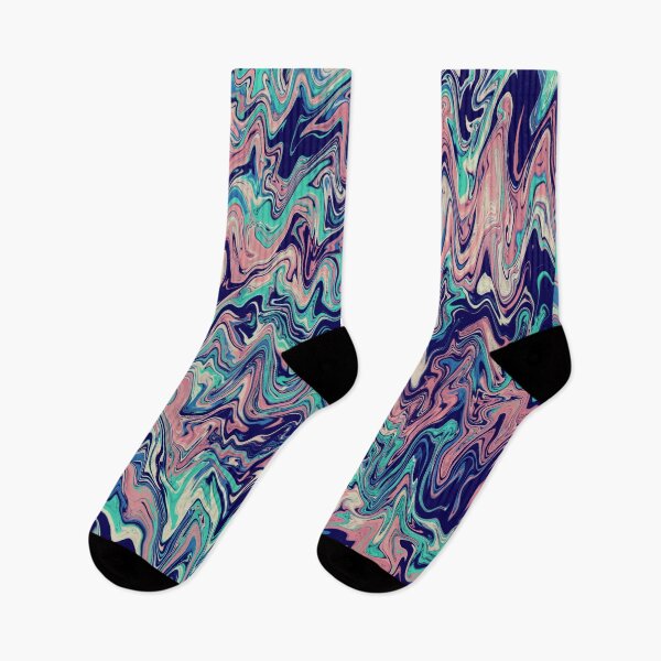 Item preview, Under the Sea Coral Dream Vibes Swirl Liquid Abstract Art designed and sold by yourguyjohn.