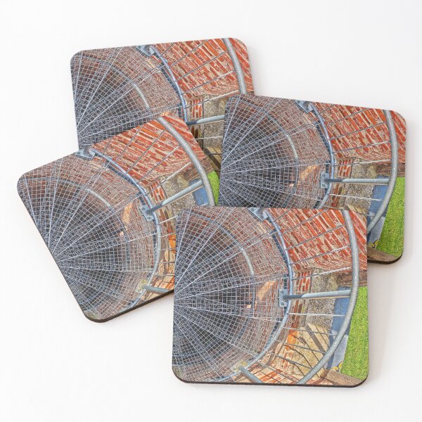 Item preview, Looking down a spiral staircase in a castle ruin designed and sold by Michael Brewer.