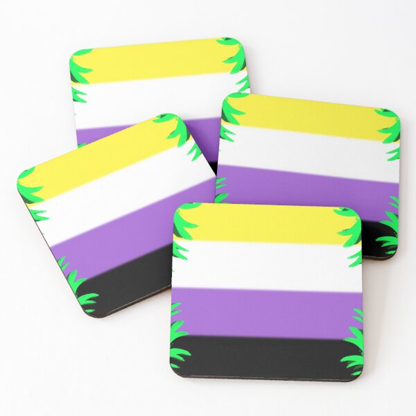 Item preview, nonbinary flag designed and sold by animearts69.