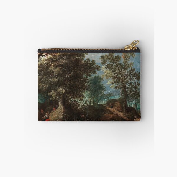 Item preview, Abraham Govaerts (ca. 1589 - 1626) - A wooded landscape with travellers designed and sold by VISIBLECREATION.
