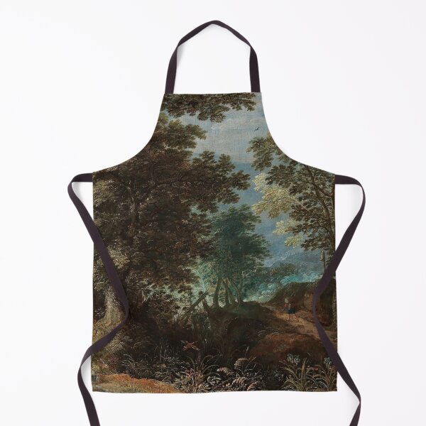 Item preview, Abraham Govaerts (ca. 1589 - 1626) - A wooded landscape with travellers designed and sold by VISIBLECREATION.