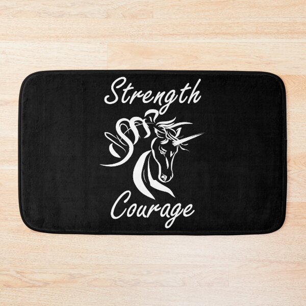 Item preview, Unicorn Strength and Courage Inspirational - Motivational designed and sold by TKsTees.