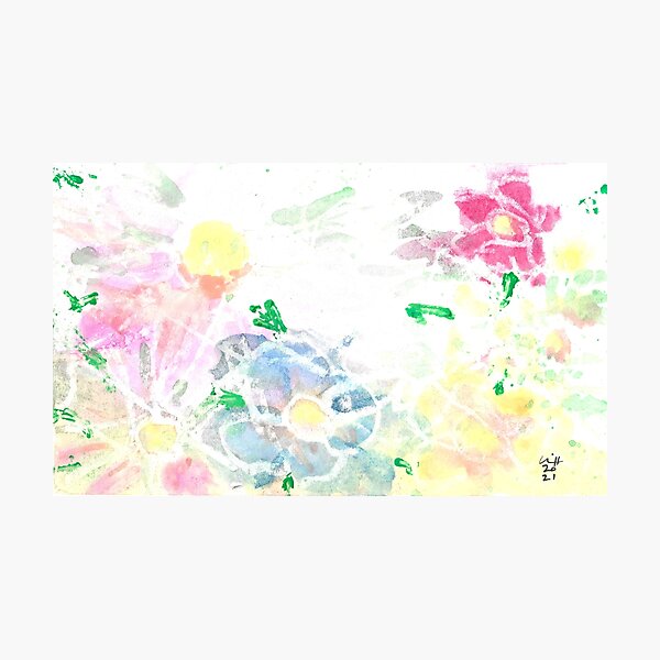 watercolour 5 Photographic Print