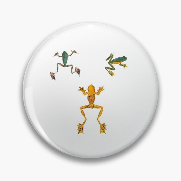 Item preview, 3 Frogs sticker pack, rainforest exotic frogs colorful designed and sold by Nostrathomas66.