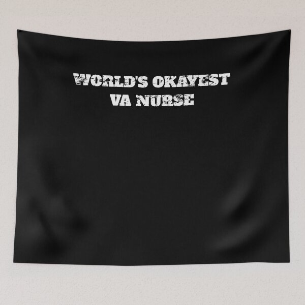 Item preview, World's okayest VA nurse health Retro Vintage designed and sold by Jeangel97.