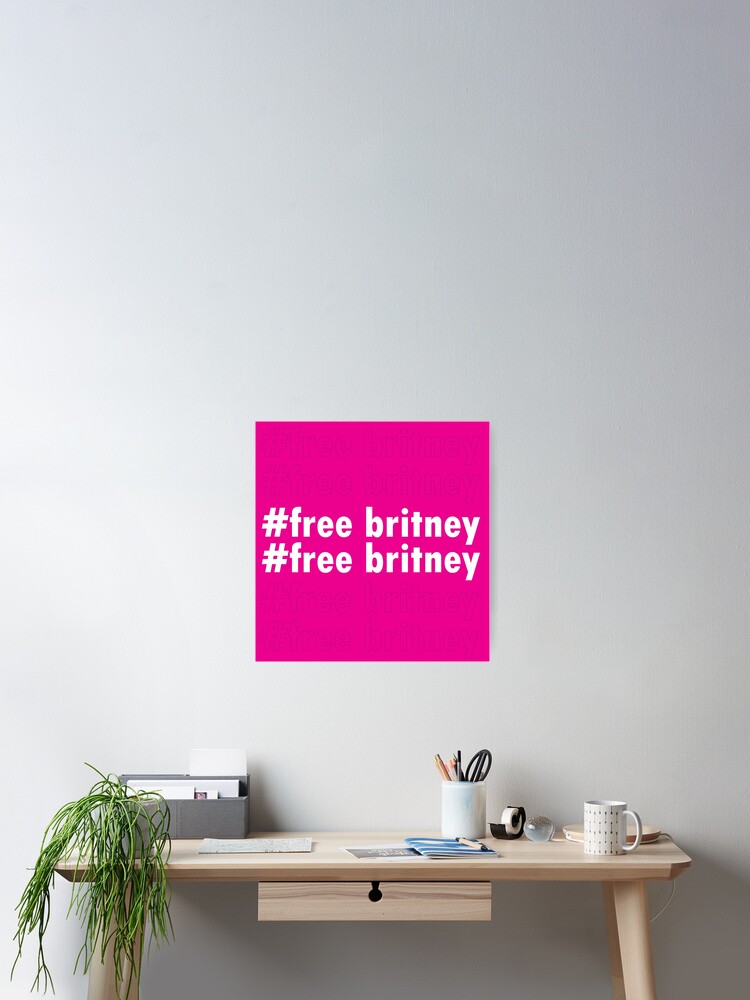 Imagen 2 de 3, Póster con la obra Britney libre, diseñada y vendida por 4Vision.
